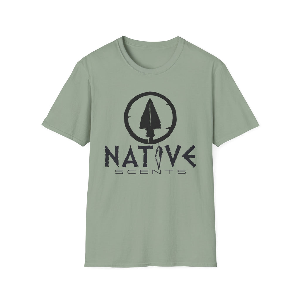 Native Scents Unisex Softstyle T-Shirt - Vibrant Orange Graphic Tee for Outdoor Enthusiasts