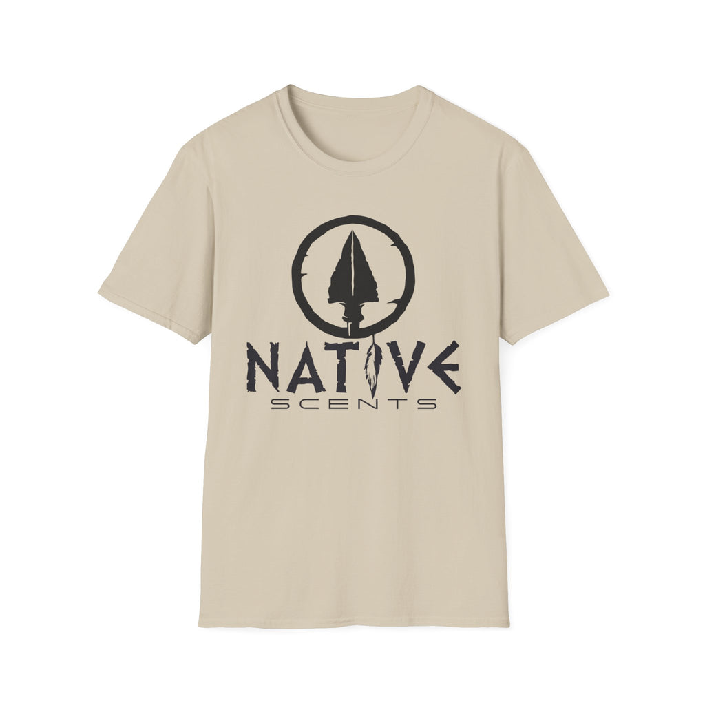 Native Scents Unisex Softstyle T-Shirt - Vibrant Orange Graphic Tee for Outdoor Enthusiasts
