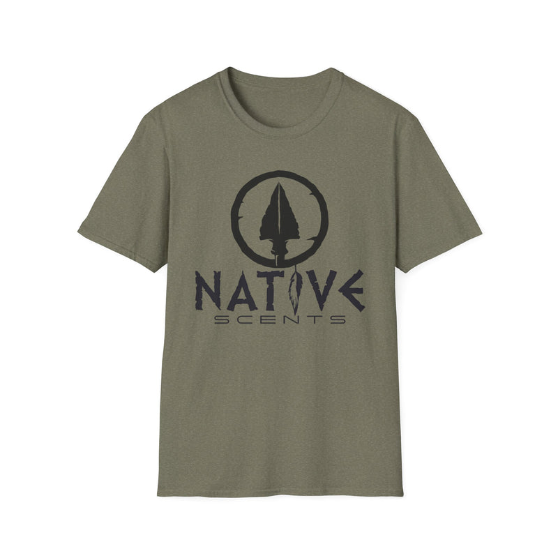 Native Scents Unisex Softstyle T-Shirt - Vibrant Orange Graphic Tee for Outdoor Enthusiasts